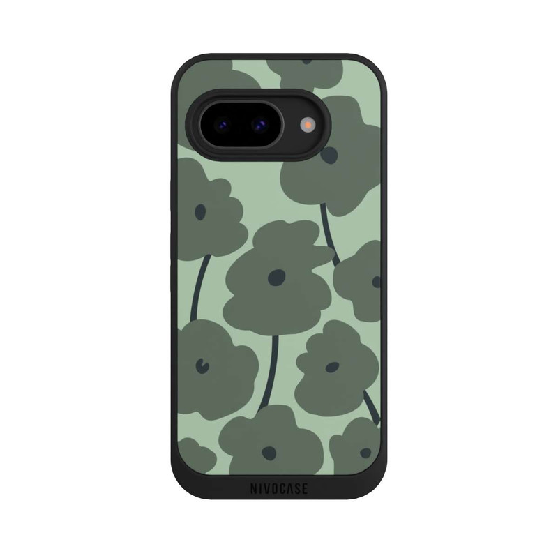 Pixel 9 a NIVOpure Fleurs Minimalistes Vertes