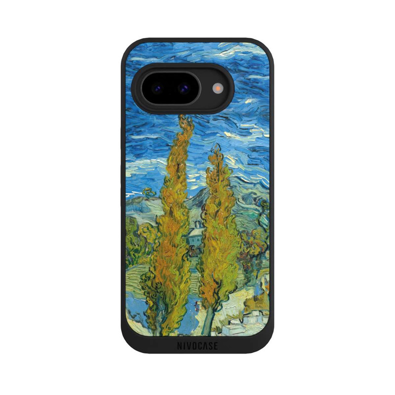 Pixel 9 a NIVOpure Two Poplars in the Alpilles near Saint-Rémy by Van Gogh