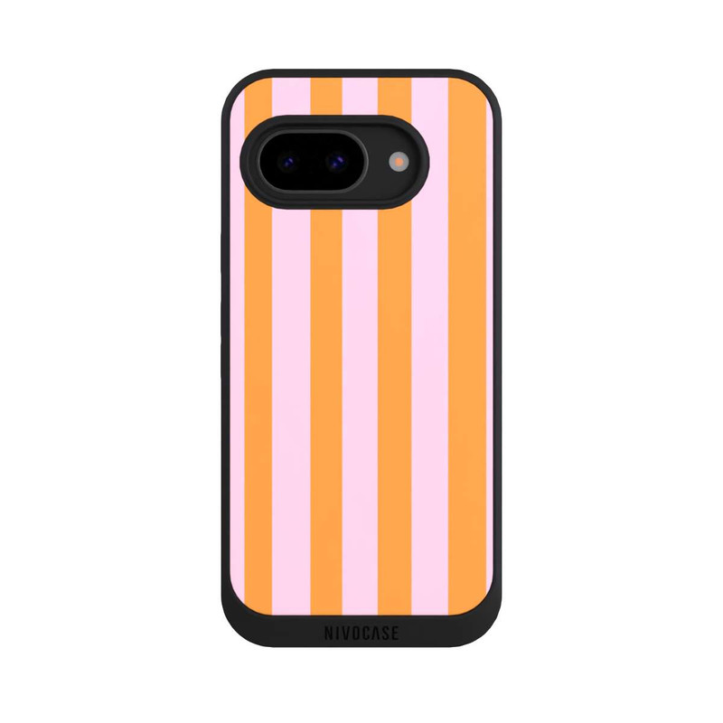 Pixel 9a NIVOpure Orange And Pink Stripes