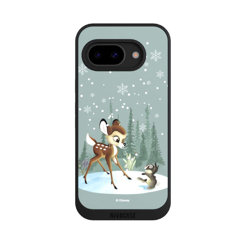 Pixel 9a NIVOpure Bambi et Panpan Monde Hivernal