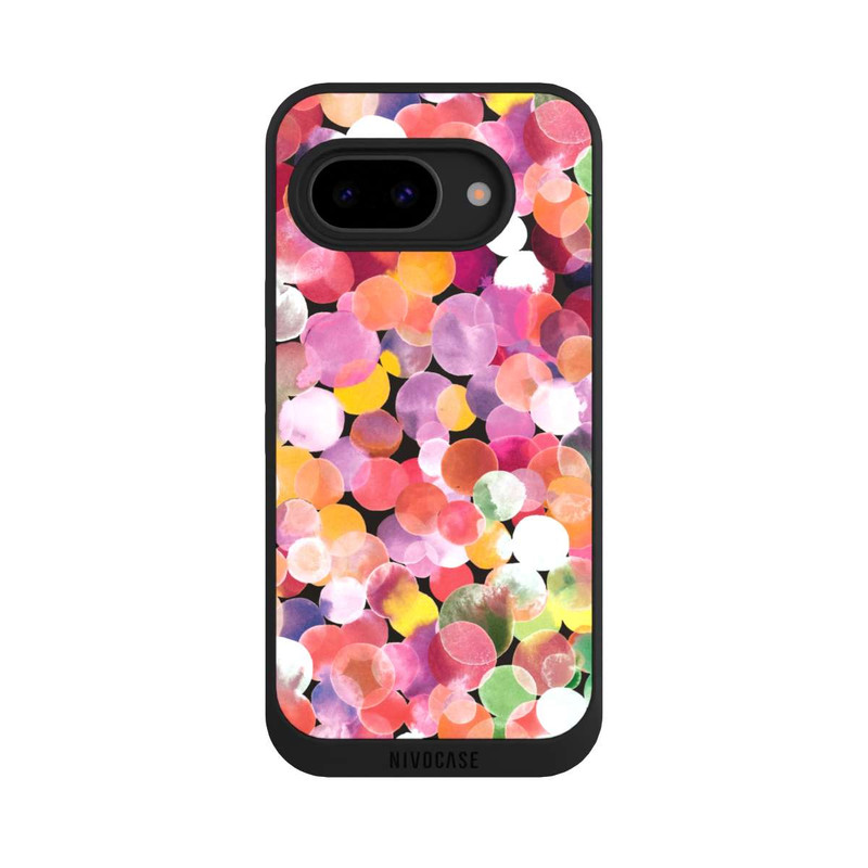Pixel 9a NIVOpure Colorful Watercolor Dots