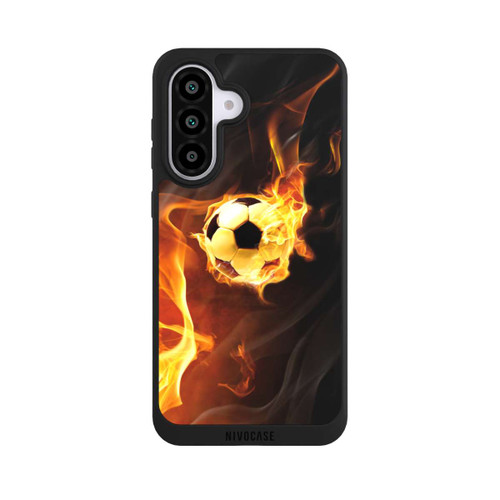 Samsung Galaxy A56 5G NIVOpure Fußball in Flammen
