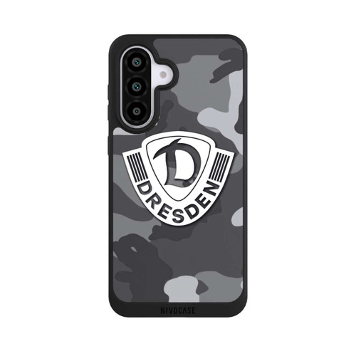 Samsung Galaxy A56 5G NIVOpure Dresden Camouflage Grau - Dynamo Dresden