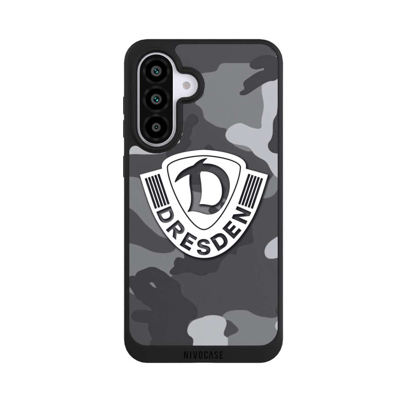 Galaxy A56 5G NIVOpure Dresden Camouflage Grau - Dynamo Dresden