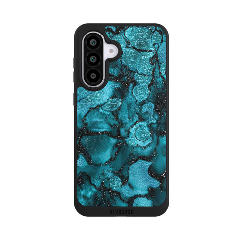 Samsung Galaxy A56 5G NIVOpure  Blauer Glitzerlook