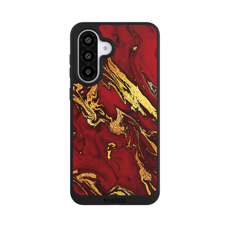 Galaxy A56 5G NIVOpure Red Gold Marble Look
