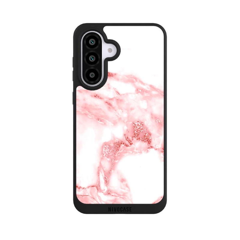 Galaxy A56 5G NIVOpure Marmor rosa und weiß