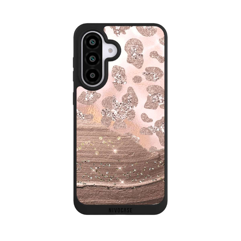 Galaxy A56 5G NIVOpure Léopard argenté pailleté