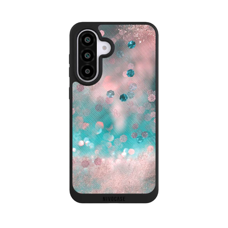 Galaxy A56 5G NIVOpure Turquoise Glamour Glitter Look