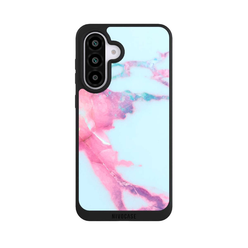 Galaxy A56 5G NIVOpure Light Blue Iridescent Vein Marble