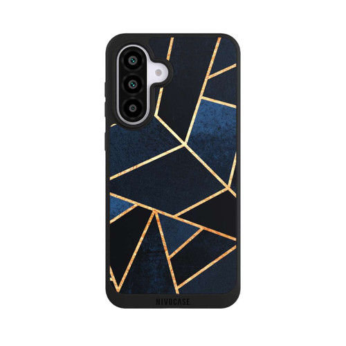 Samsung Galaxy A56 5G NIVOpure Navy Stein Golddruck