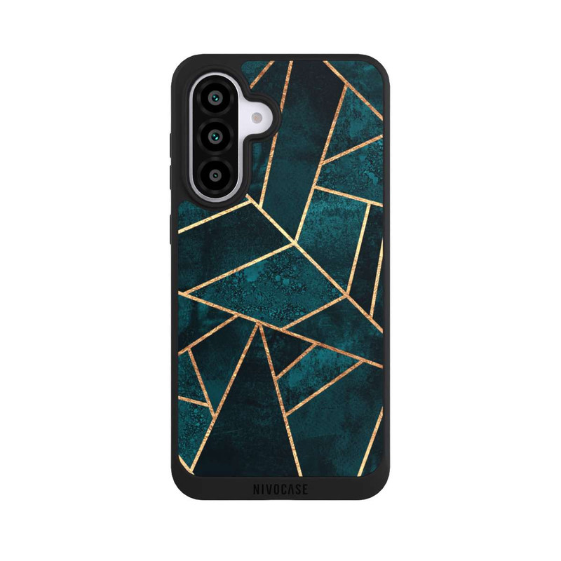 Galaxy A56 5G NIVOpure Tief Blaugrün Stein Gold Druck