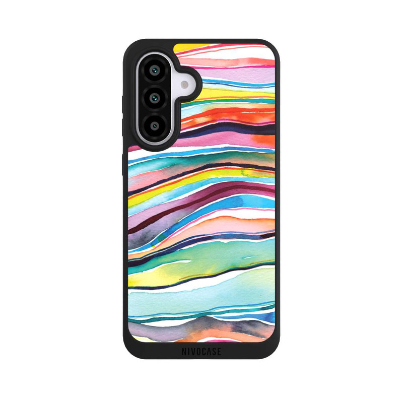 Galaxy A56 5G NIVOpure Couches d'agate aquarelle