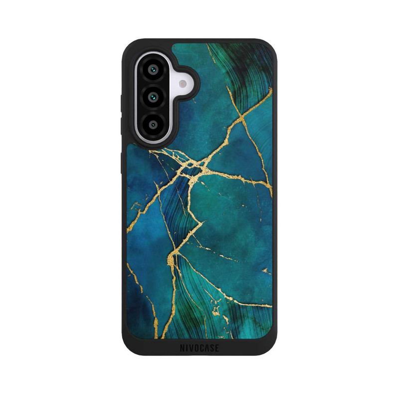 Galaxy A56 5G NIVOpure Mineral glamour blue gold look