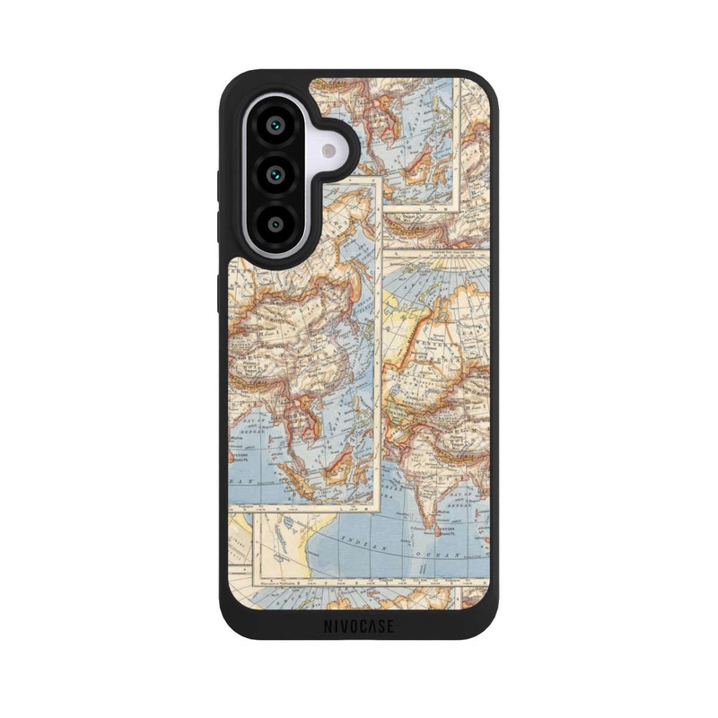 Galaxy A56 5G NIVOpure Carte du monde vintage