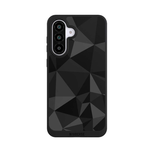 Samsung Galaxy A56 5G NIVOpure Motif Polygone Noir