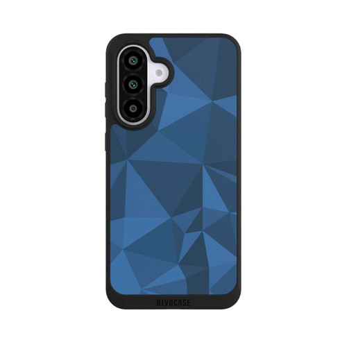 Samsung Galaxy A56 5G NIVOpure Polygon Pattern Blue