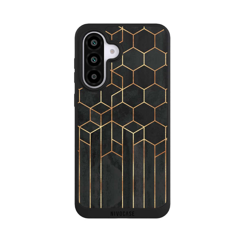 Galaxy A56 5G NIVOpure Hexagones noirs