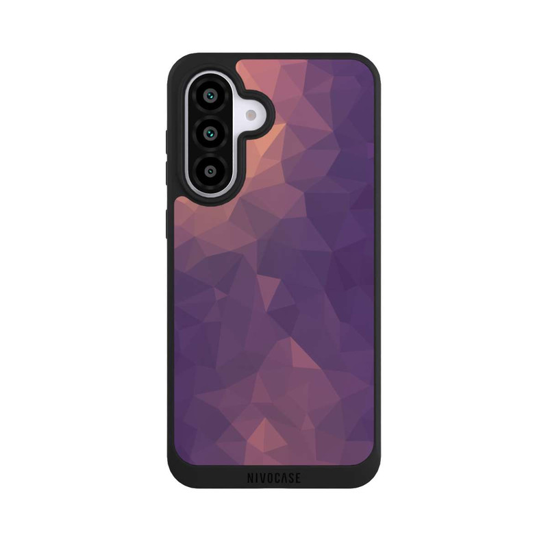 Galaxy A56 5G NIVOpure Polygonal Mosaic Rouge/Violet