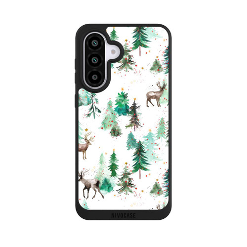 Samsung Galaxy A56 5G NIVOpure Hirsche und Winterweihnachtsbäume