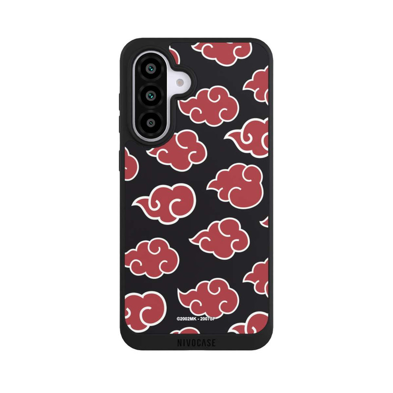 Galaxy A56 5G NIVOpure Akatsuki Pattern Black Big