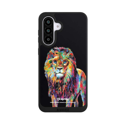 Samsung Galaxy A56 5G NIVOpure Löwe Bunte Kunst von P.D. Moreno