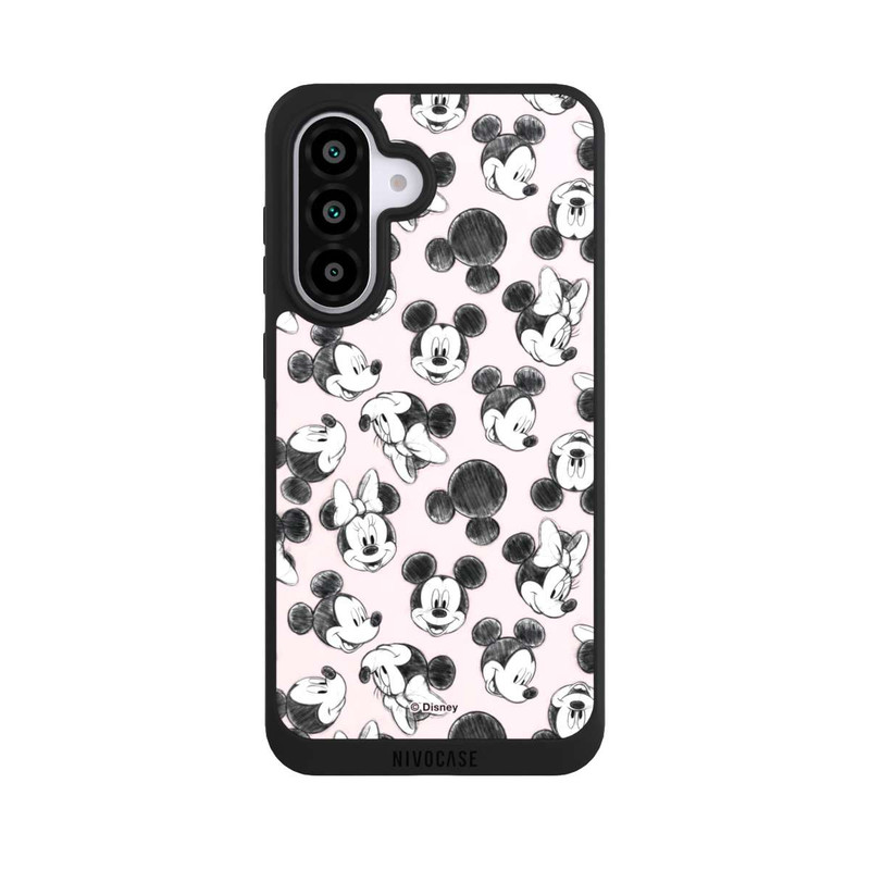 Galaxy A56 5G NIVOpure Minnie & Mickey Many Faces Pink