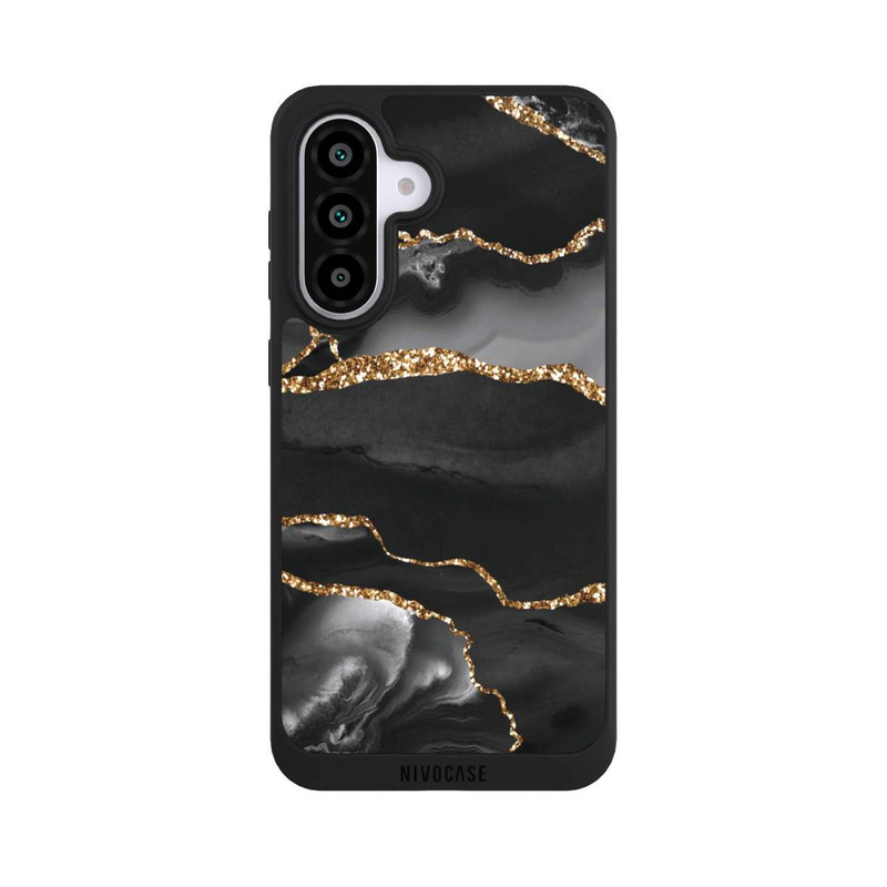 Galaxy A56 5G NIVOpure Look Marbre Rayé Or