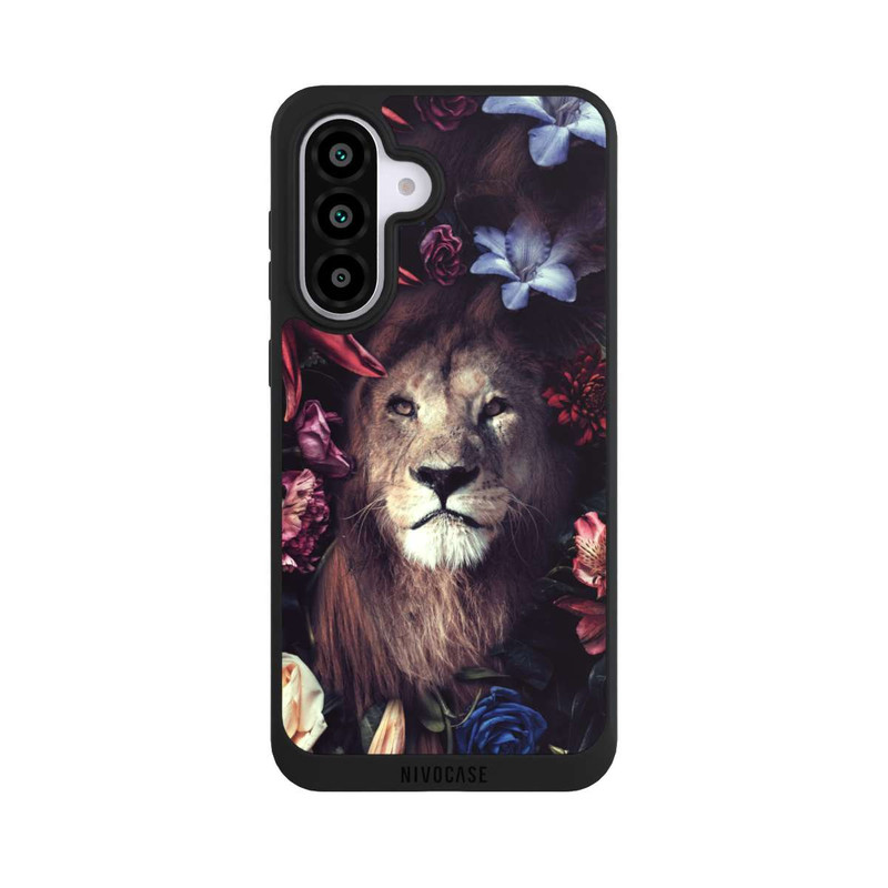 Galaxy A56 5G NIVOpure Lion & Fleurs Colorées