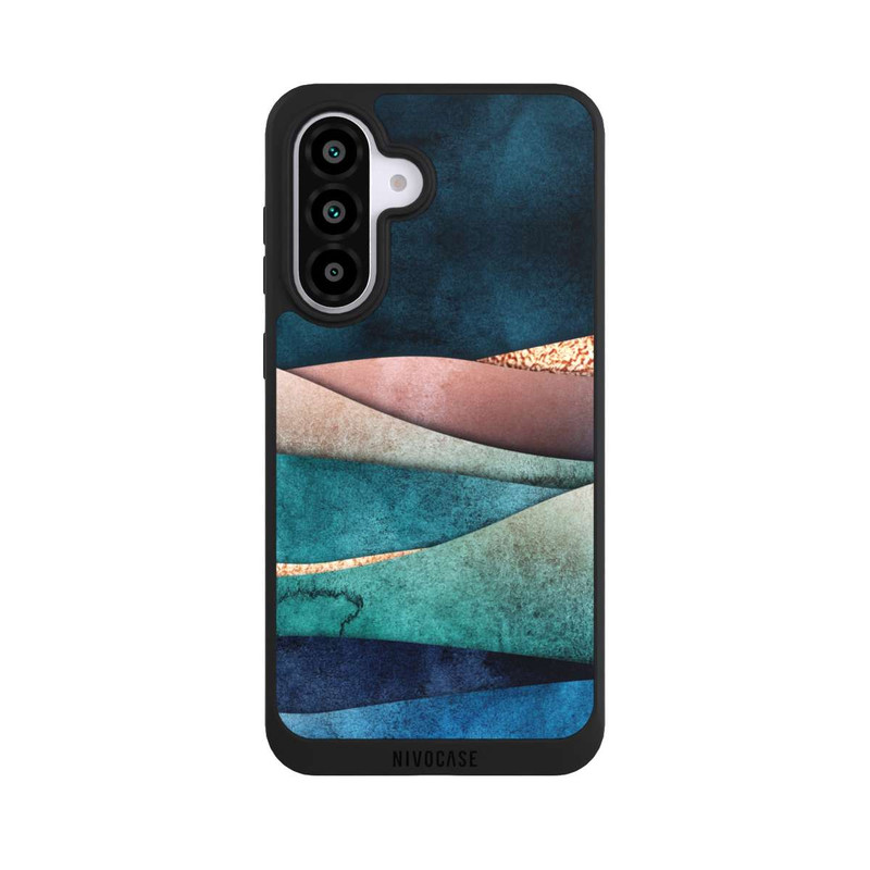 Galaxy A56 5G NIVOpure Vagues bleu-or