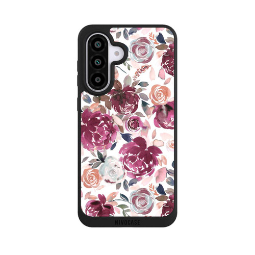 Samsung Galaxy A56 5G NIVOpure Pivoines et roses d'automne Rose