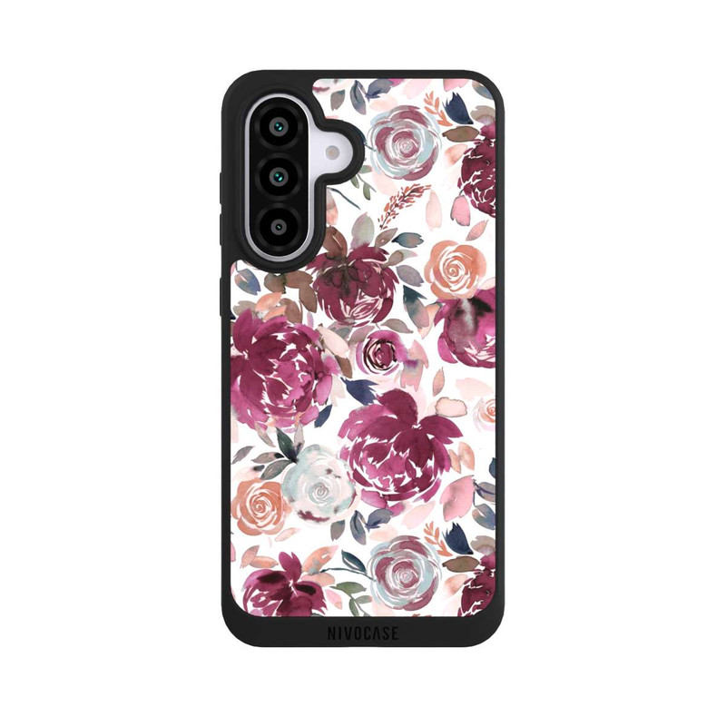 Galaxy A56 5G NIVOpure Herbstpfingstrosen und Rosen in Rosa