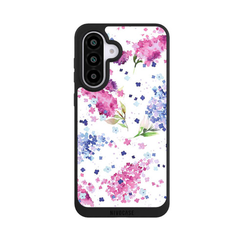 Samsung Galaxy A56 5G NIVOpure Hortensien Lila und Rosa Blumen