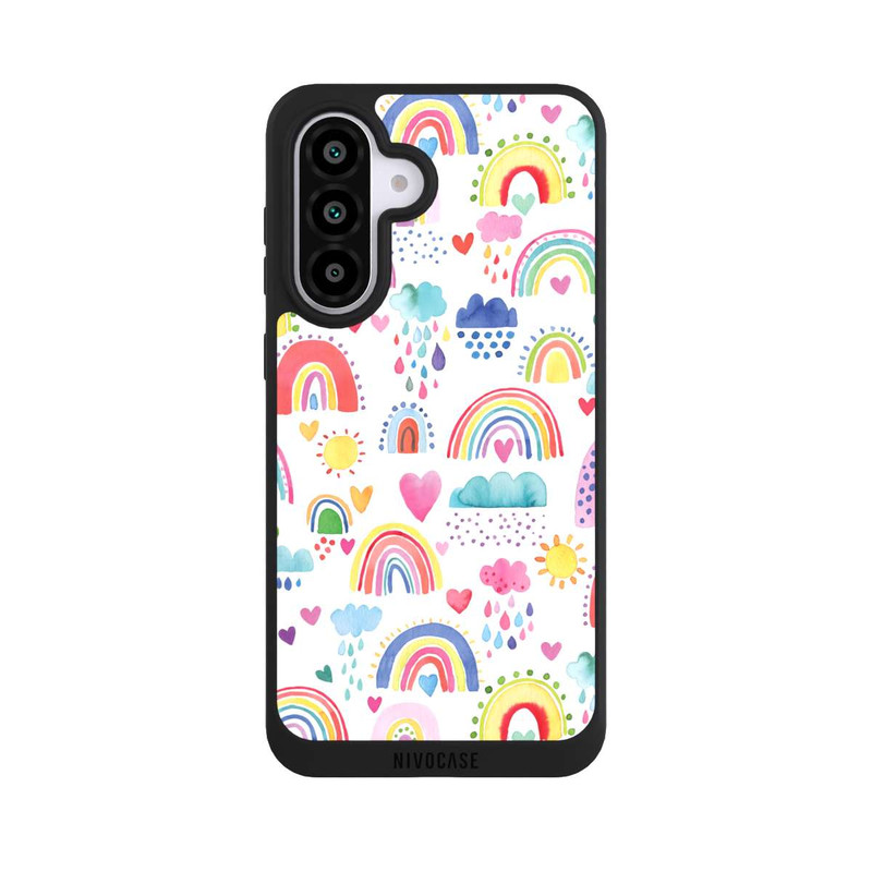 Galaxy A56 5G NIVOpure Schöne Regenbogen-Multi-Rot