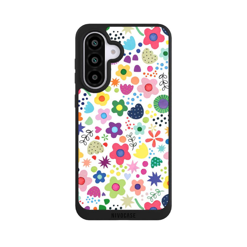 Galaxy A56 5G NIVOpure Psychedelische Blumen bunt