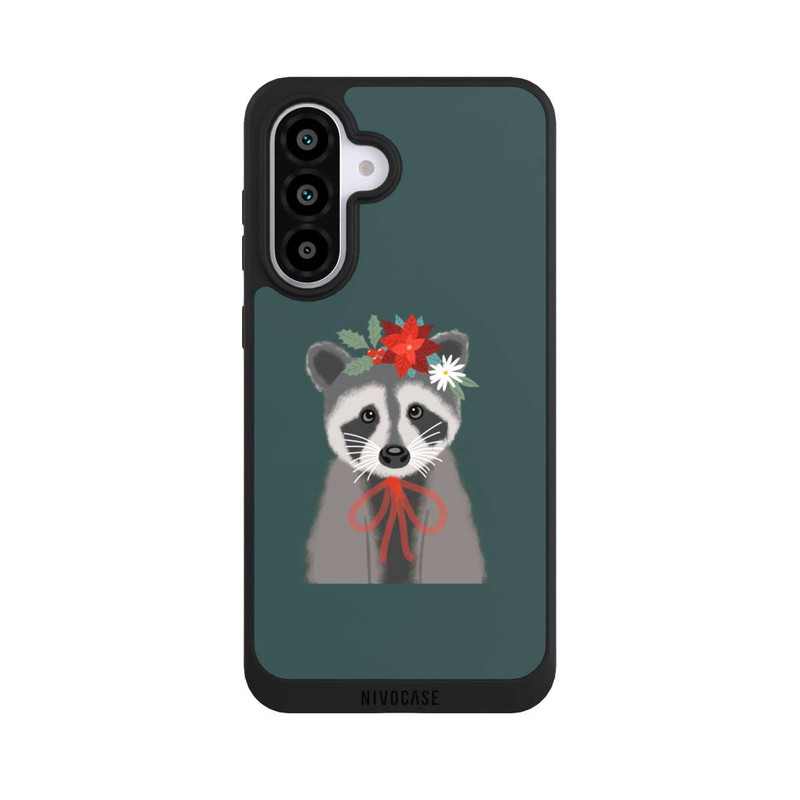 Galaxy A56 5G NIVOpure weihnachtlicher Waschbär
