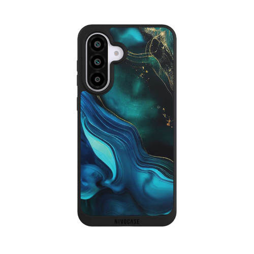 Samsung Galaxy A56 5G NIVOpure Encre bleue et dorée avec IA