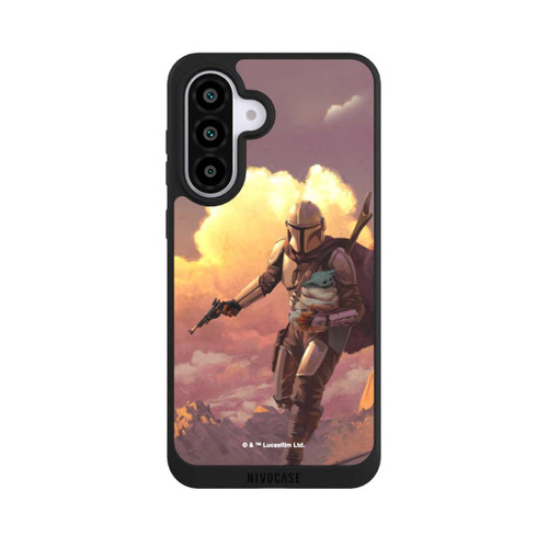 Samsung Galaxy A56 5G NIVOpure Der Mandalorianer und Grogu Sonnenguntergang Wolken