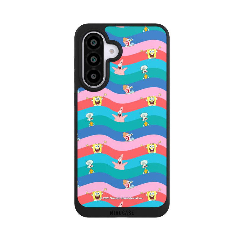 Galaxy A56 5G NIVOpure Spongebob Freunde Bunte Wellen