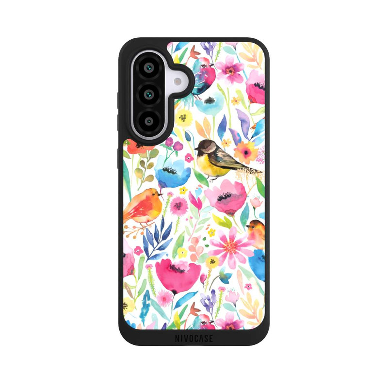 Galaxy A56 5G NIVOpure Wunderliche Vögel und Blumen