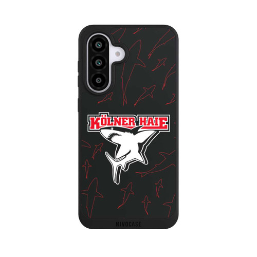 Samsung Galaxy A56 5G NIVOpure Haie Muster Rot