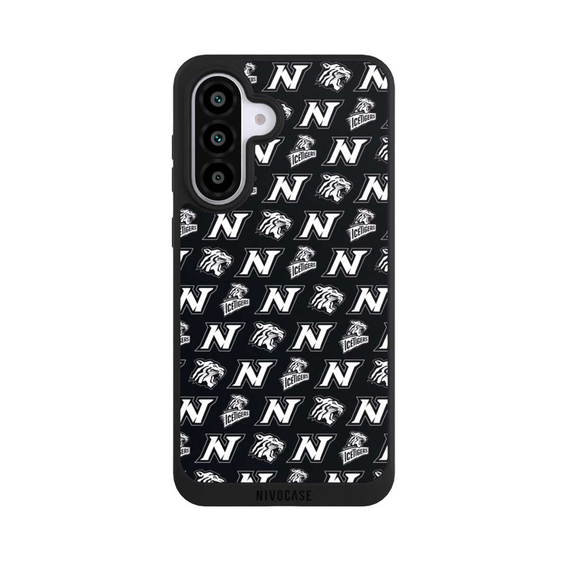 Galaxy A56 5G NIVOpure Nürnberg Ice Tigers Muster Schwarz