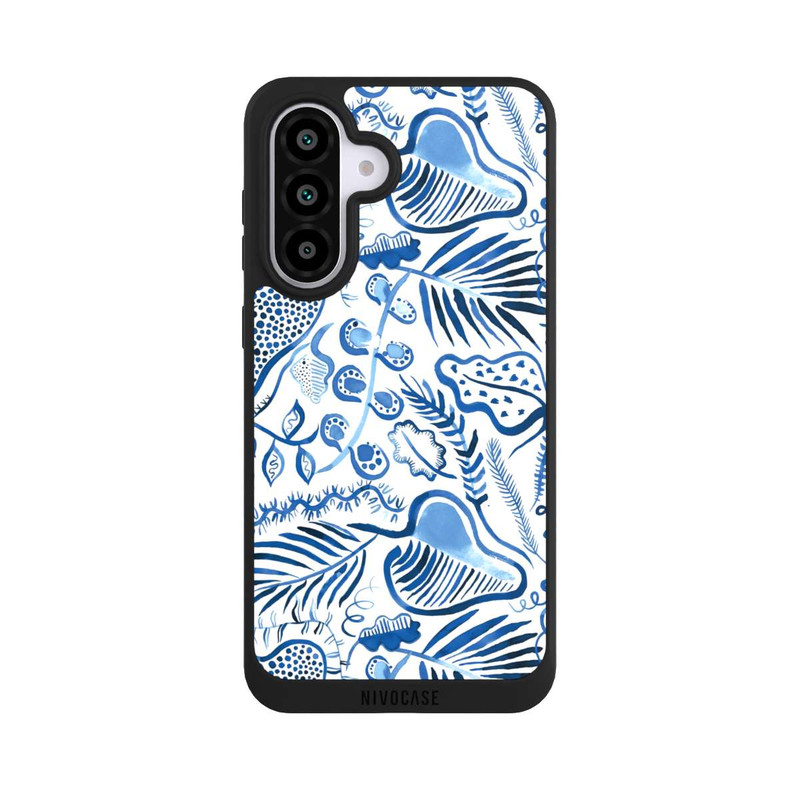 Galaxy A56 5G NIVOpure Tropical Forest Leaves Blue