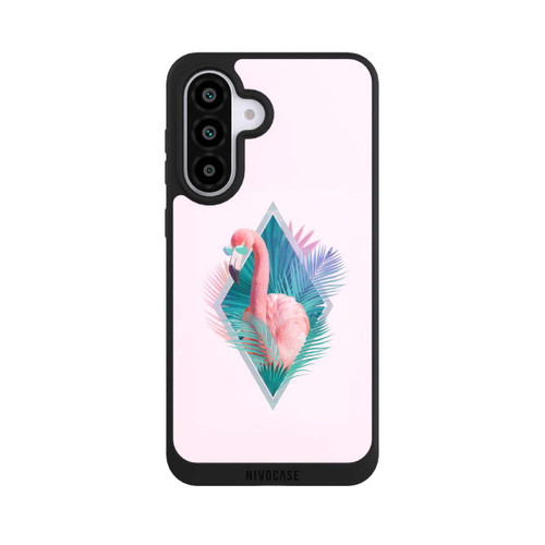Samsung Galaxy A56 5G NIVOpure Tropical Leaves Flamingo