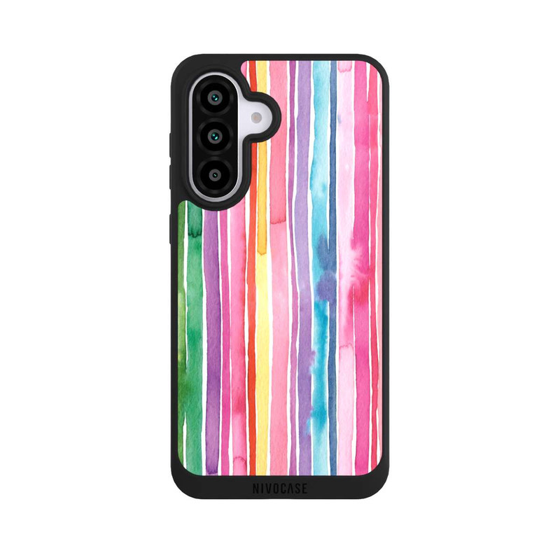 Galaxy A56 5G NIVOpure Camouflage Rayures arc-en-ciel