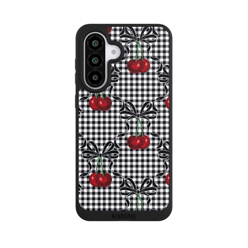 Samsung Galaxy A56 5G NIVOpure Cherry Pattern Black