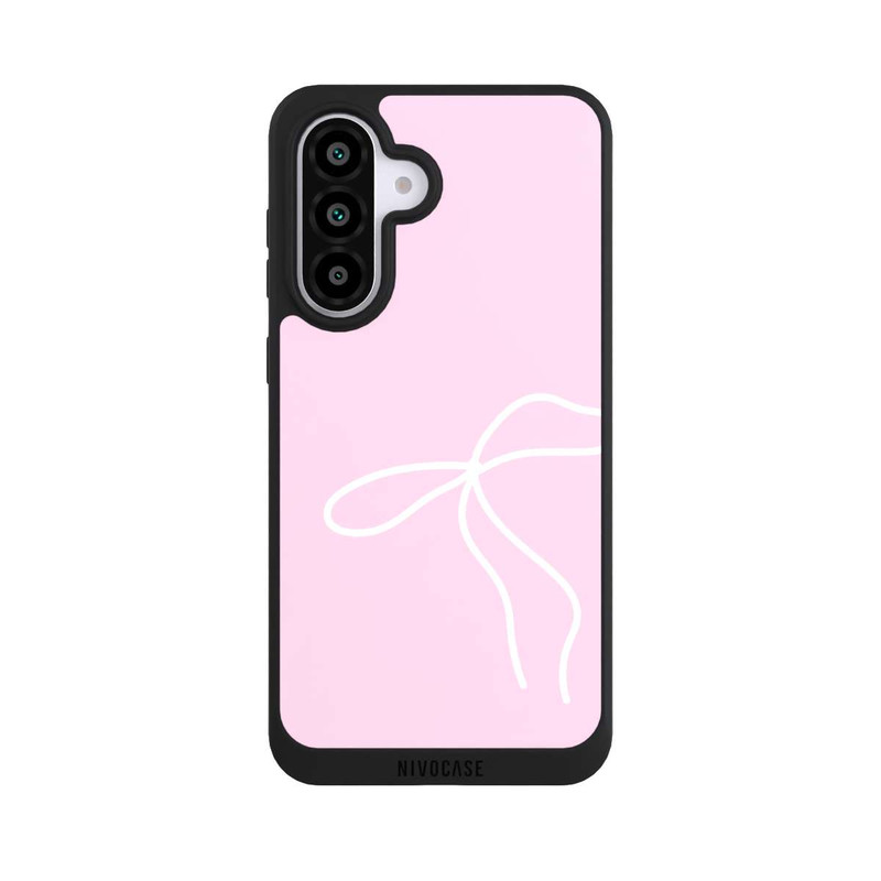 Galaxy A56 5G NIVOpure Trendy Bow White Pink