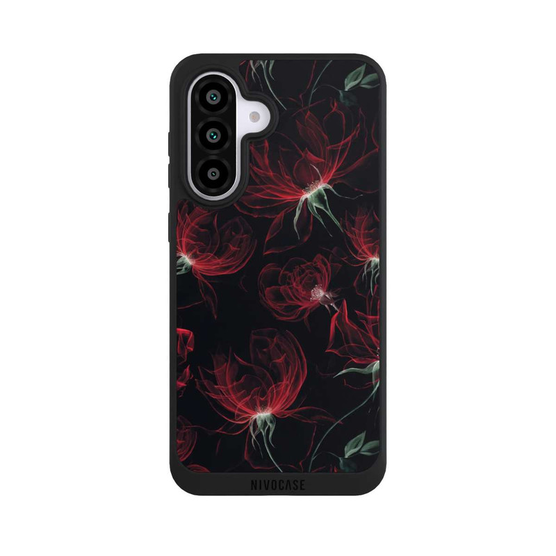 Galaxy A56 5G NIVOpure Tapete mit roten Blumen