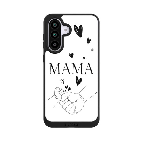 Samsung Galaxy A56 5G NIVOpure Muttertag Line Art Hände Schwarz Weiß