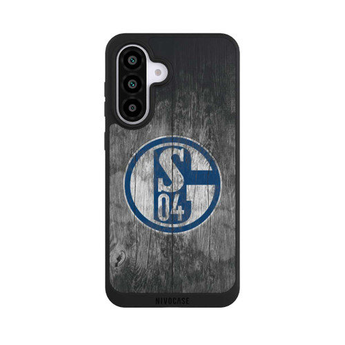 Samsung Galaxy A56 5G NIVOpure Schalke 04 Holz Look